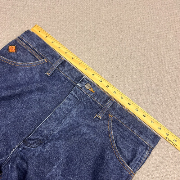 Wrangler FR Jeans Mens 36x30 Blue Denim Flame Resistant Workwear FR13MWZ - Picture 7 of 9